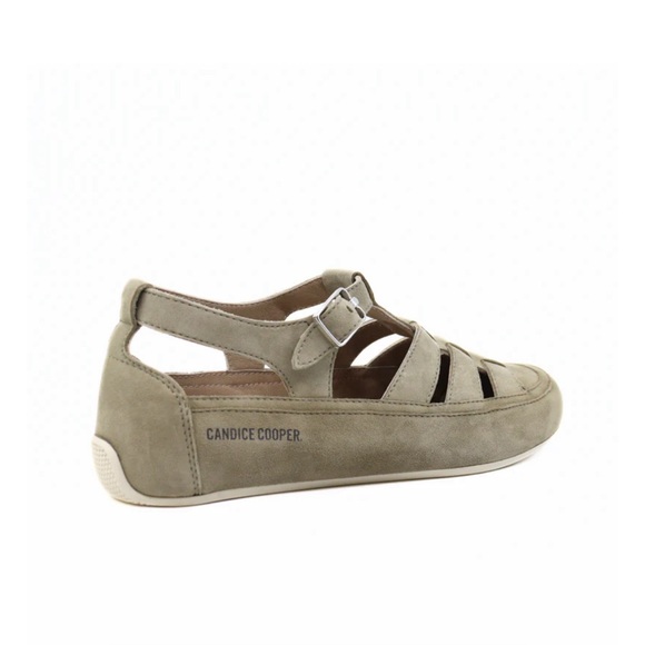 NWT Candice Cooper Rock T-Bar Velvet Suede Slate - Picture 4 of 16